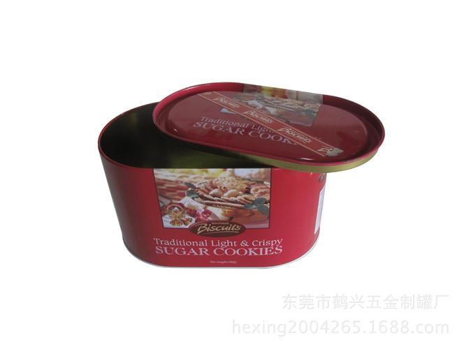 东莞制罐厂家供应椭圆形马口铁食品月饼,粽子糕点,金属包装铁盒